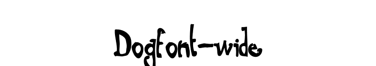 Dogfont-wide font preview