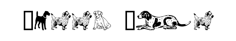 Doggy Bag font preview