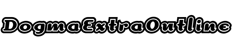 DogmaExtraOutline font preview