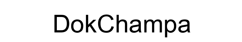 DokChampa font preview