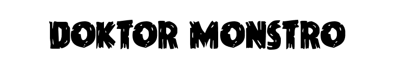 Doktor Monstro font preview