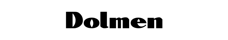 Dolmen font preview
