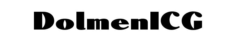 DolmenICG font preview