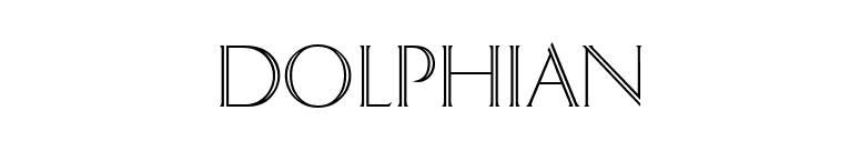 Dolphian font preview