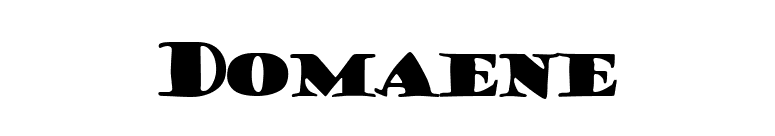 Domaene font preview