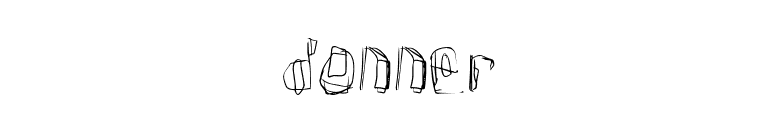 Donner font preview