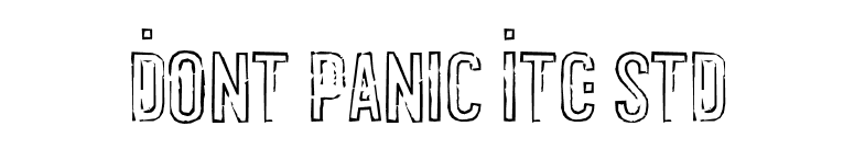 Dont Panic ITC Std font preview