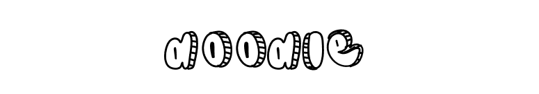 Doodle font preview