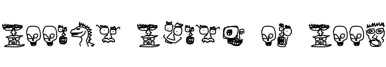Doodle Dudes of Doom font preview