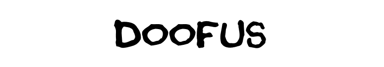 DOOFUS font preview