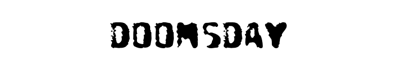 DoomsDay font preview
