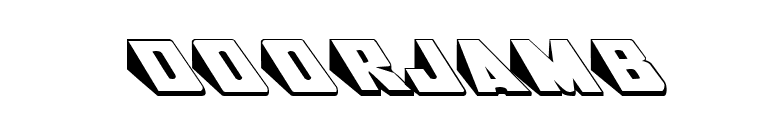 DoorJamb font preview
