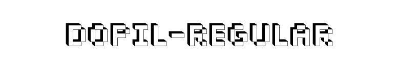 Dopil-Regular font preview