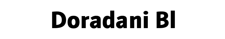 Doradani Bl font preview