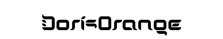 DorisOrange font preview