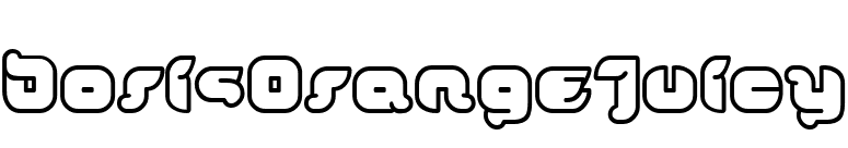 DorisOrangeJuicy font preview