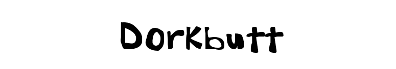 Dorkbutt font preview