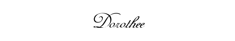 Dorothee font preview