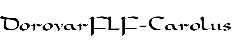 DorovarFLF-Carolus font preview