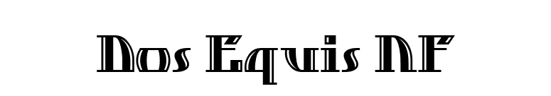 Dos Equis NF font preview