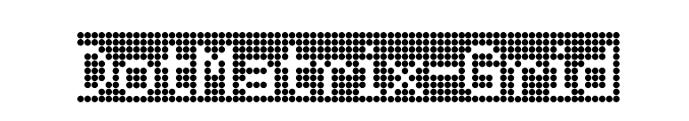 DotMatrix-Grid font preview