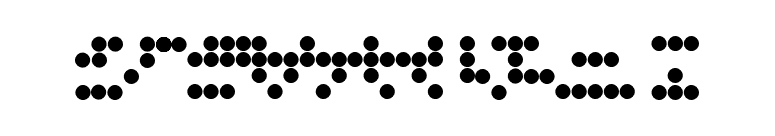 Dotplain font preview