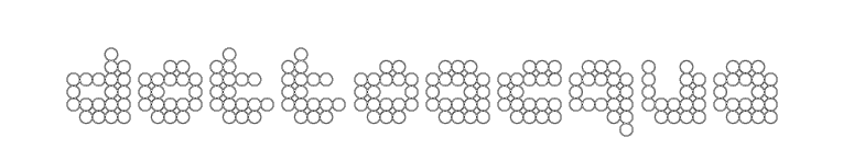 dottoacqua font preview