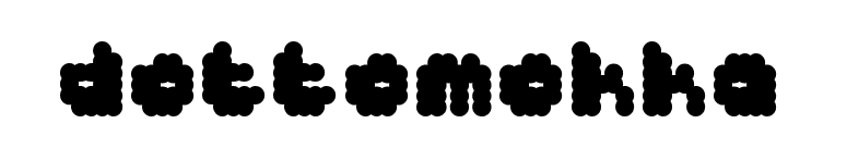 dottomokka font preview