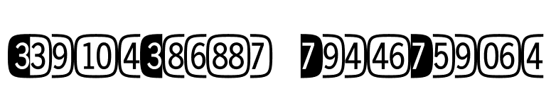 DoubleDigits-SuperSquare font preview