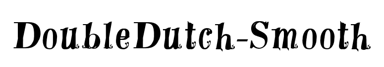 DoubleDutch-Smooth font preview