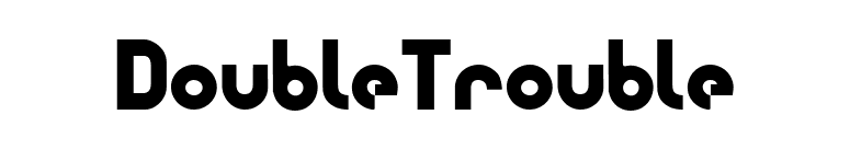 DoubleTrouble font preview