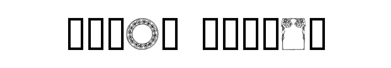 Dover Floral font preview