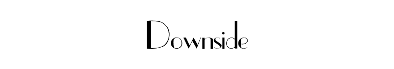 Downside font preview