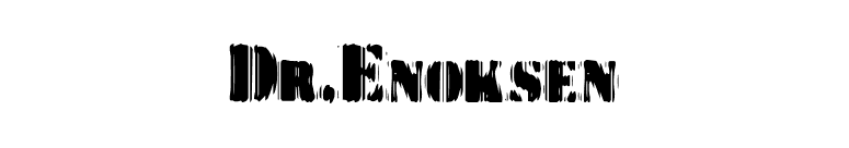Dr.Enoksen font preview