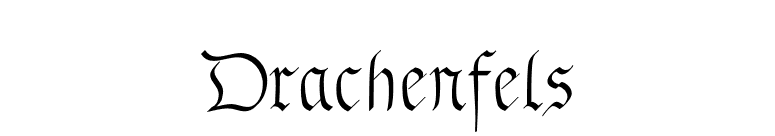 Drachenfels font preview