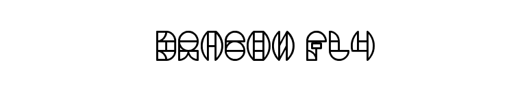 DRAGON FLY font preview