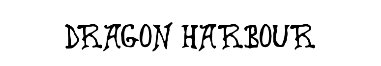 Dragon Harbour font preview