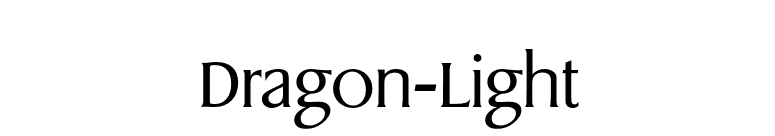 Dragon-Light font preview