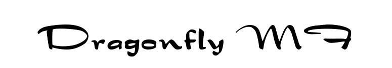 Dragonfly MF font preview