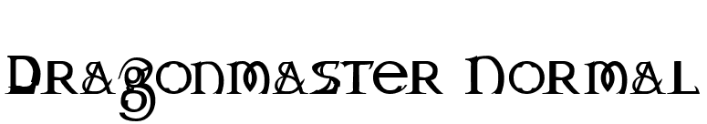 Dragonmaster Normal font preview