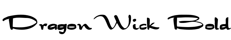 DragonWick Bold font preview