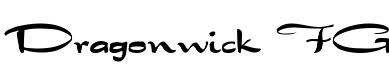 Dragonwick FG font preview