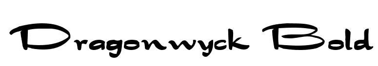 Dragonwyck Bold font preview