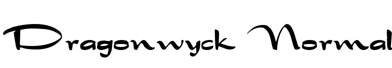 Dragonwyck Normal font preview
