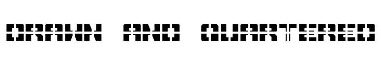 Drawn and Quartered font preview