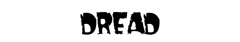Dread font preview