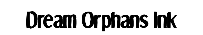 Dream Orphans Ink font preview