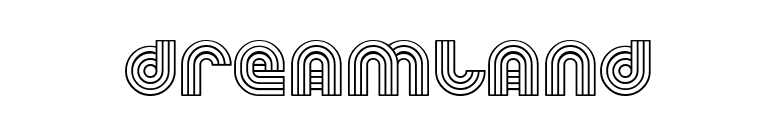 Dreamland font preview