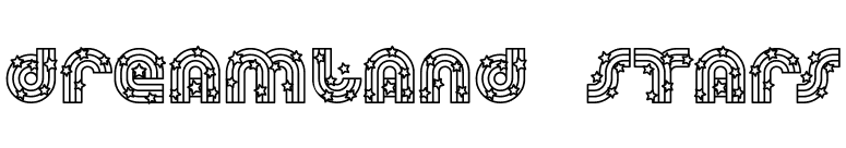Dreamland Stars font preview