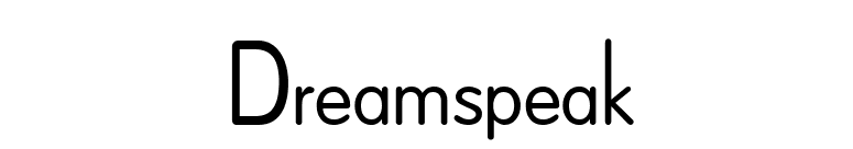 Dreamspeak font preview